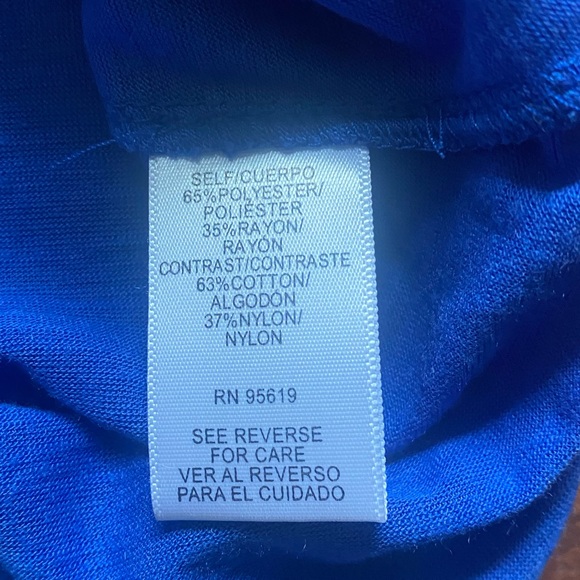 Hannah 💙 blue mesh top - Picture 6 of 8